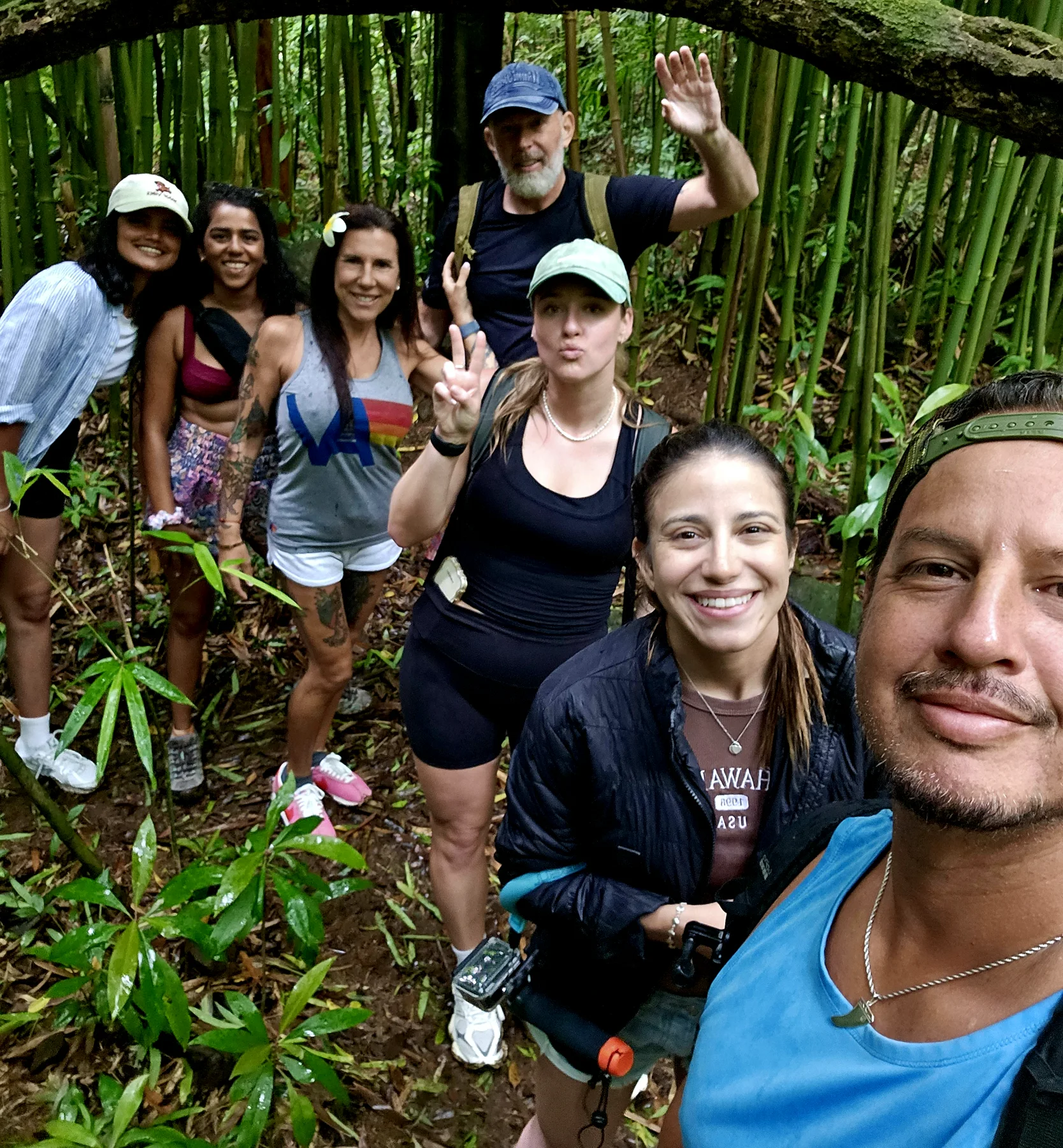 Daniel exploring Oahu with camp guests