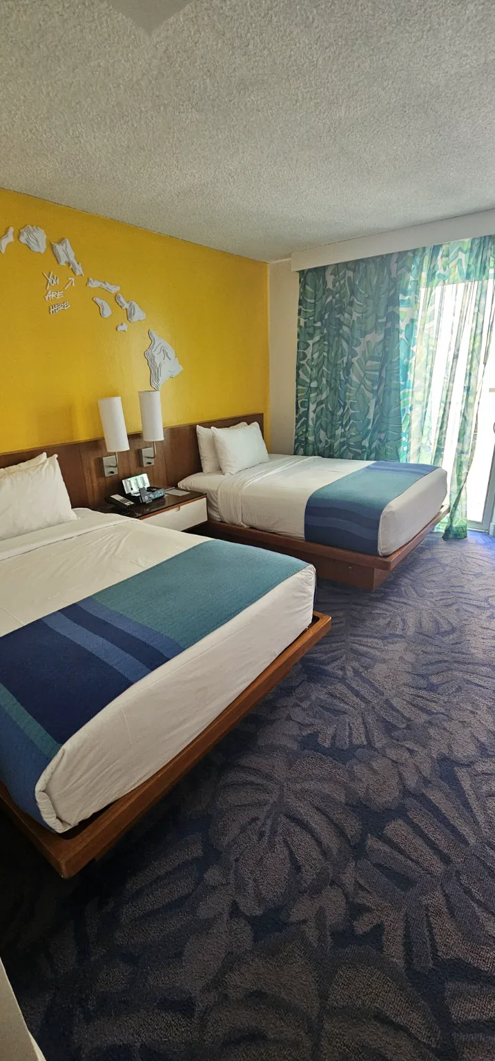 Room at the partner hotel in Waikiki