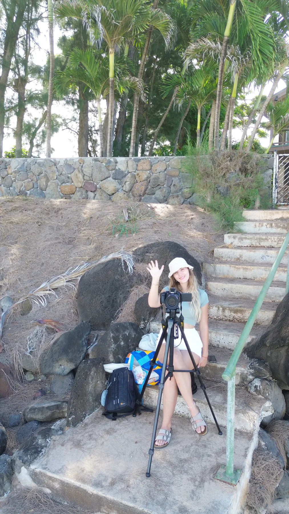 Surf session filmed for personal video analysis