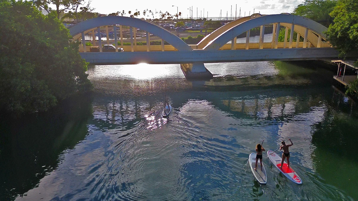 Haleiwa Town, Haleiwa River